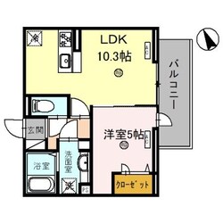 D’s駅南大路の物件間取画像